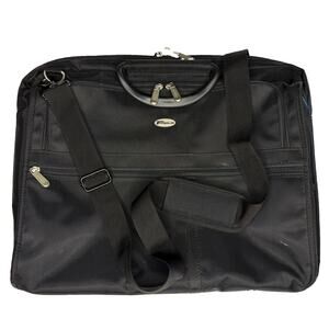Targus Laptop Briefcase Computer Shoulder Carry Case Bag Black Nylon Padded